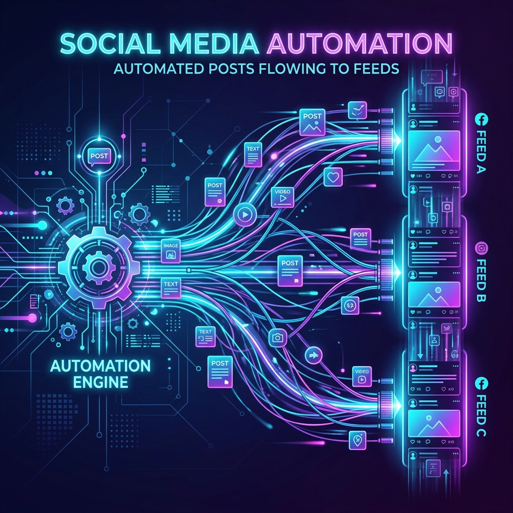 Automating Social Media Publishing via Make and Buffer API